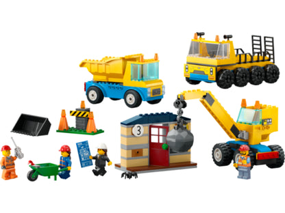 LEGO City - Kiepwagen, bouwtruck en sloopkraan - 60391