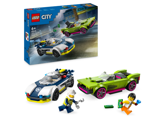 LEGO City - Politiewagen en snelle autoachtervolging - 60415