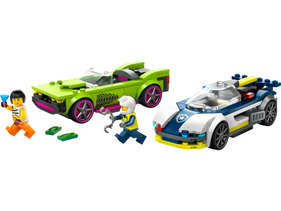 LEGO City - Politiewagen en snelle autoachtervolging - 60415