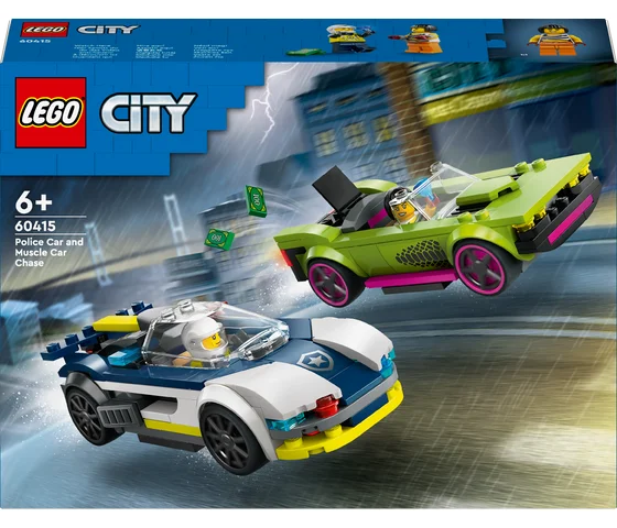 LEGO City - Politiewagen en snelle autoachtervolging - 60415