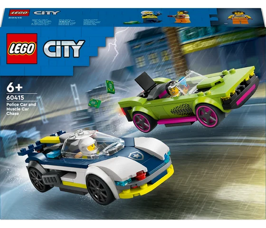 LEGO City – Polizeiauto &amp; Verfolgungsjagd mit hoher Geschwindigkeit – 60415