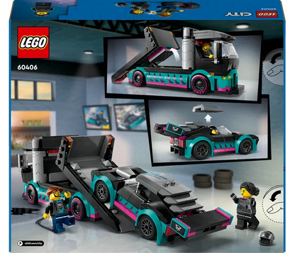 LEGO City - Raceauto en transporttruck - 60406