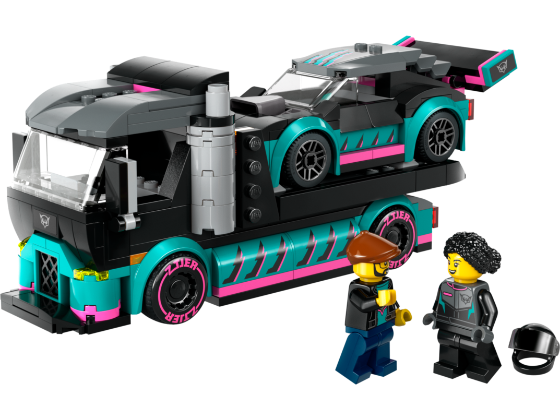 LEGO City - Raceauto en transporttruck - 60406