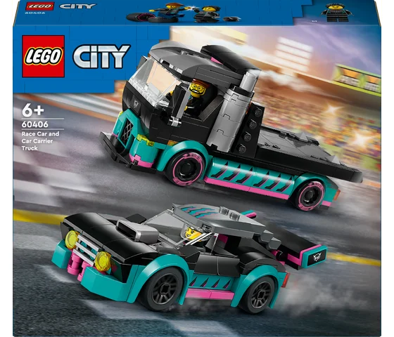 LEGO City - Raceauto en transporttruck - 60406