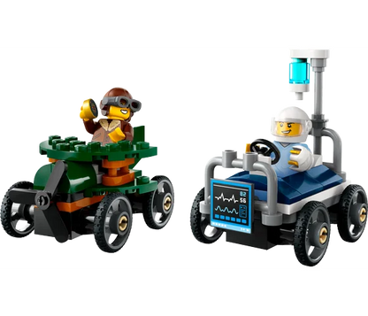 LEGO City - Raceautopakket: vliegtuig vs. ziekenhuisbed - 60459