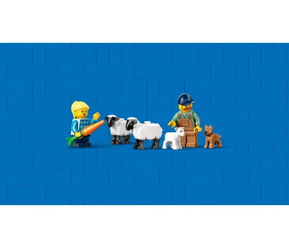 LEGO City - Rode tractor met aanhanger en schapen - 60461