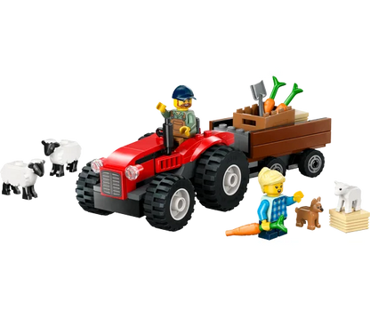 LEGO City - Rode tractor met aanhanger en schapen - 60461