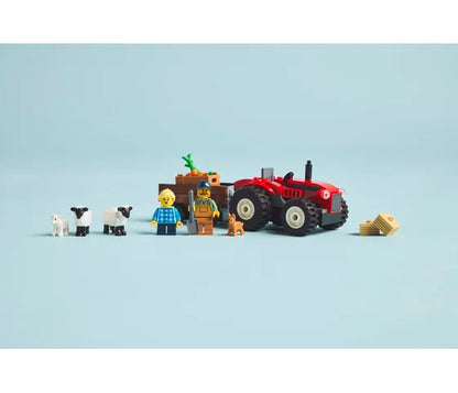 LEGO City - Rode tractor met aanhanger en schapen - 60461