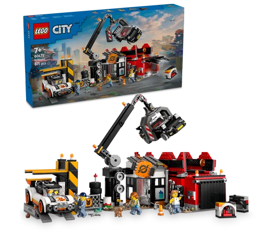 LEGO City - Schroothoop met auto's - 60472