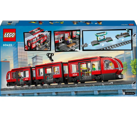LEGO City - Stadstram en station - 60423