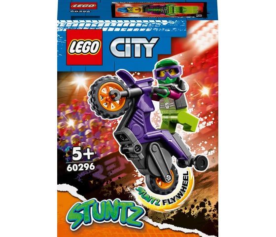 LEGO City - Wheelie stuntmotor - 60296