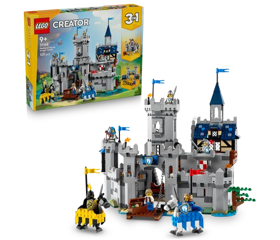 LEGO Creator - Middeleeuws kasteel met ridders te paard - 31168