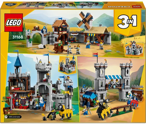 LEGO Creator - Middeleeuws kasteel met ridders te paard - 31168