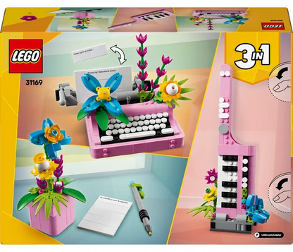 LEGO Creator - Typemachine met bloemen - 31169