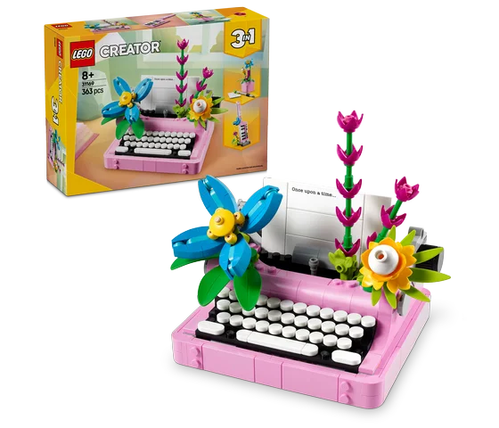 LEGO Creator - Typemachine met bloemen - 31169