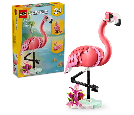 LEGO Creator - Wilde dieren: roze flamingo - 31170