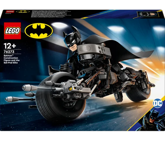 LEGO DC Comics – Batman™ Baufigur und Bat-Pod-Motorrad – 76273