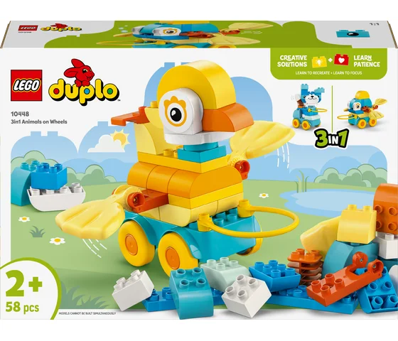 LEGO DUPLO - 3-in-1 dieren op wielen - 10448