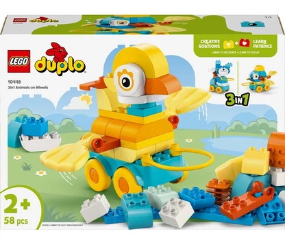LEGO DUPLO - 3-in-1 dieren op wielen - 10448