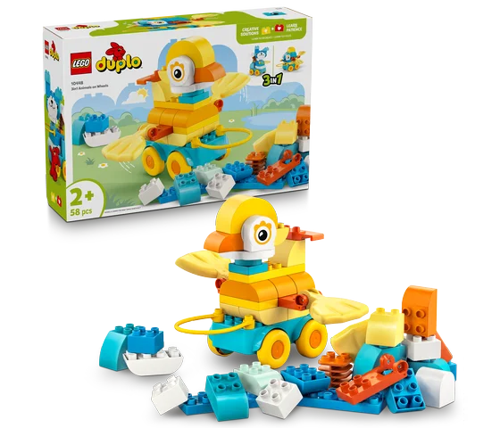 LEGO DUPLO - 3-in-1 dieren op wielen - 10448