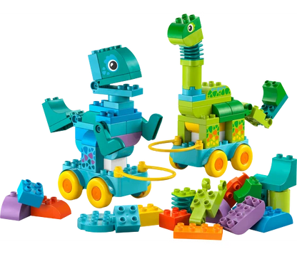 LEGO DUPLO - 3-in-1 dinosaurussen op wielen - 10451