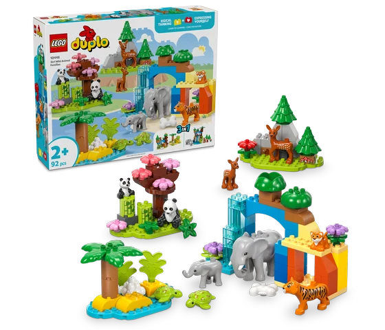 LEGO DUPLO - 3-in-1 families van wilde dieren - 10446