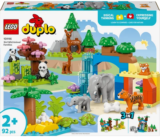LEGO DUPLO - 3-in-1 families van wilde dieren - 10446