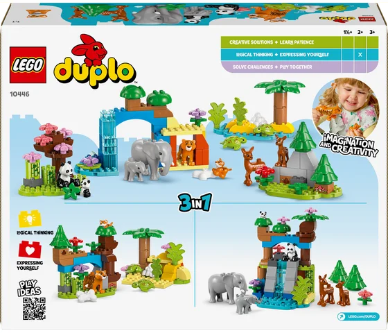 LEGO DUPLO - 3-in-1 families van wilde dieren - 10446
