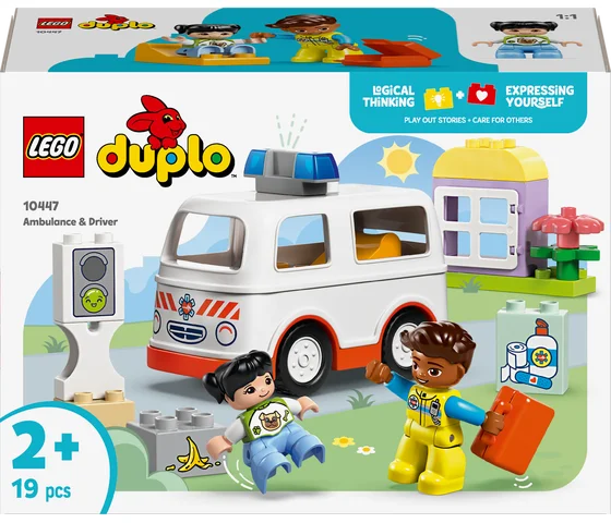 LEGO DUPLO - Ambulance met chauffeur - 10447