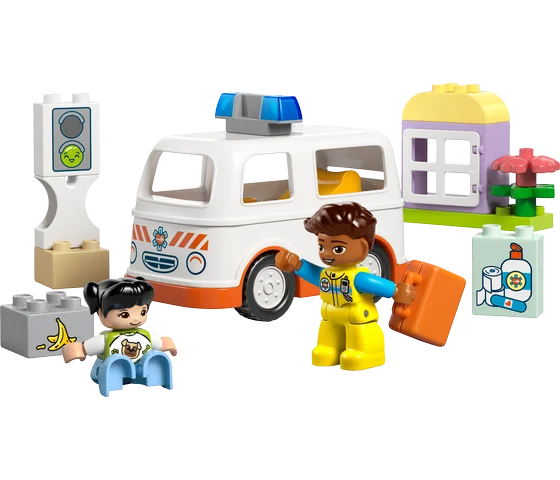 LEGO DUPLO - Ambulance met chauffeur - 10447