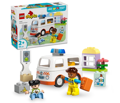 LEGO DUPLO - Ambulance met chauffeur - 10447