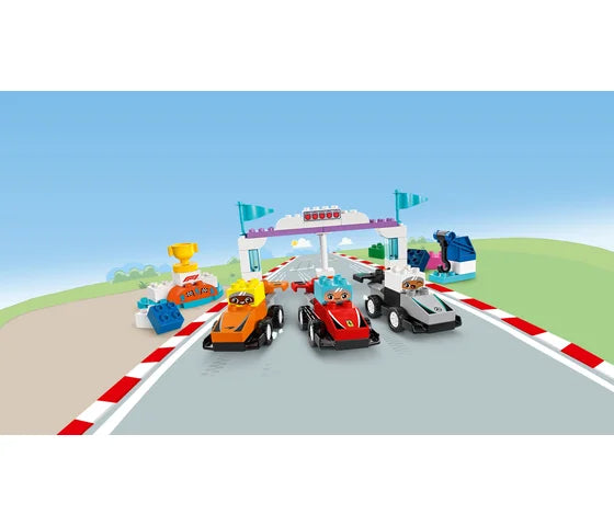 LEGO DUPLO - F1® team racewagens en coureurs - 10445