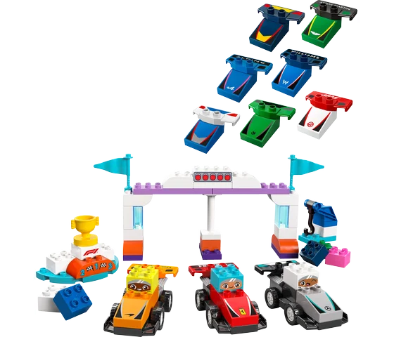 LEGO DUPLO - F1® team racewagens en coureurs - 10445
