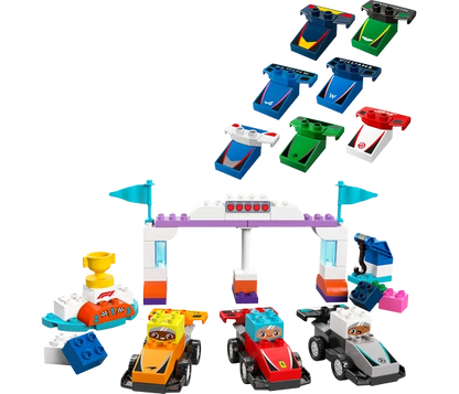 LEGO DUPLO - F1® team racewagens en coureurs - 10445