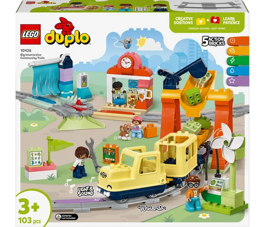 LEGO DUPLO - Große interaktive Nachbarschaftseisenbahn - 10428