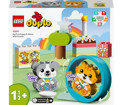LEGO DUPLO - Mijn eerste Puppy en Kitten met geluid - 10977