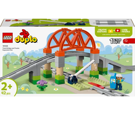 LEGO DUPLO - Treinbrug en rails uitbreidingsset - 10426