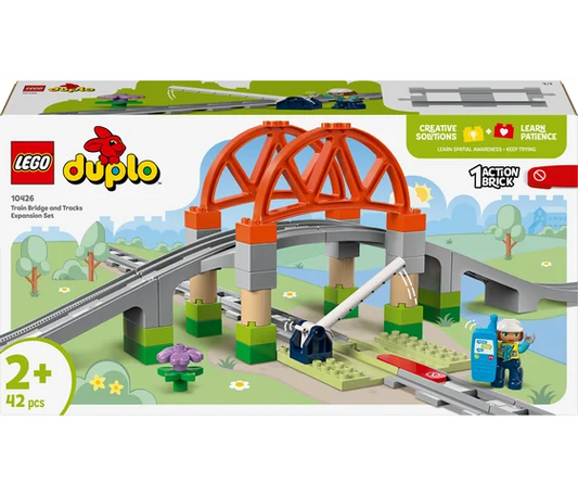 LEGO DUPLO - Erweiterungsset „Eisenbahnbrücke und Schienen“ - 10426