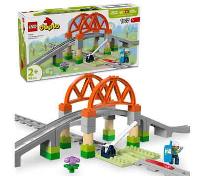 LEGO DUPLO - Treinbrug en rails uitbreidingsset - 10426