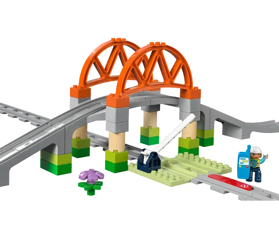 LEGO DUPLO - Treinbrug en rails uitbreidingsset - 10426