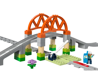 LEGO DUPLO - Treinbrug en rails uitbreidingsset - 10426