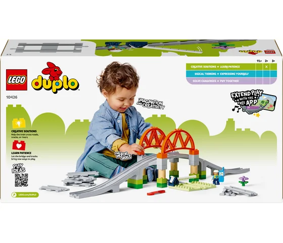 LEGO DUPLO - Treinbrug en rails uitbreidingsset - 10426