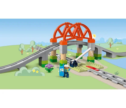 LEGO DUPLO - Treinbrug en rails uitbreidingsset - 10426