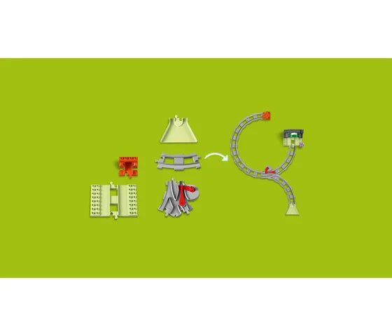 LEGO DUPLO - Treintunnel en rails uitbreidingsset - 10425