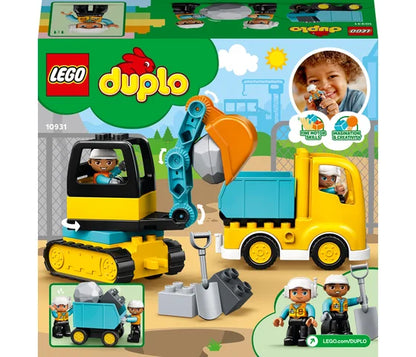 LEGO DUPLO - Truck & Graafmachine met rupsbanden - 10931