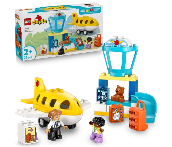 LEGO DUPLO - Voor het eerst op het vliegveld - 10443