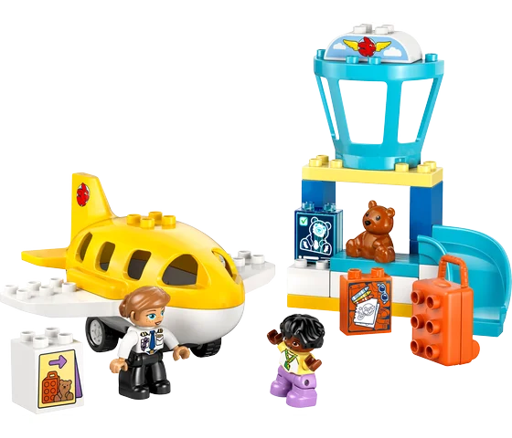 LEGO DUPLO - Voor het eerst op het vliegveld - 10443