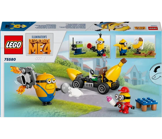 LEGO Despicable Me - Minions en bananenauto - 75580