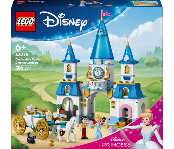 LEGO Disney - Assepoesters kasteel en paardenkoets - 43275