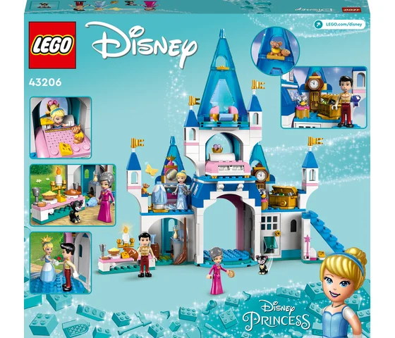 LEGO Disney - Het kasteel van Assepoester en de knappe prins - 43206
